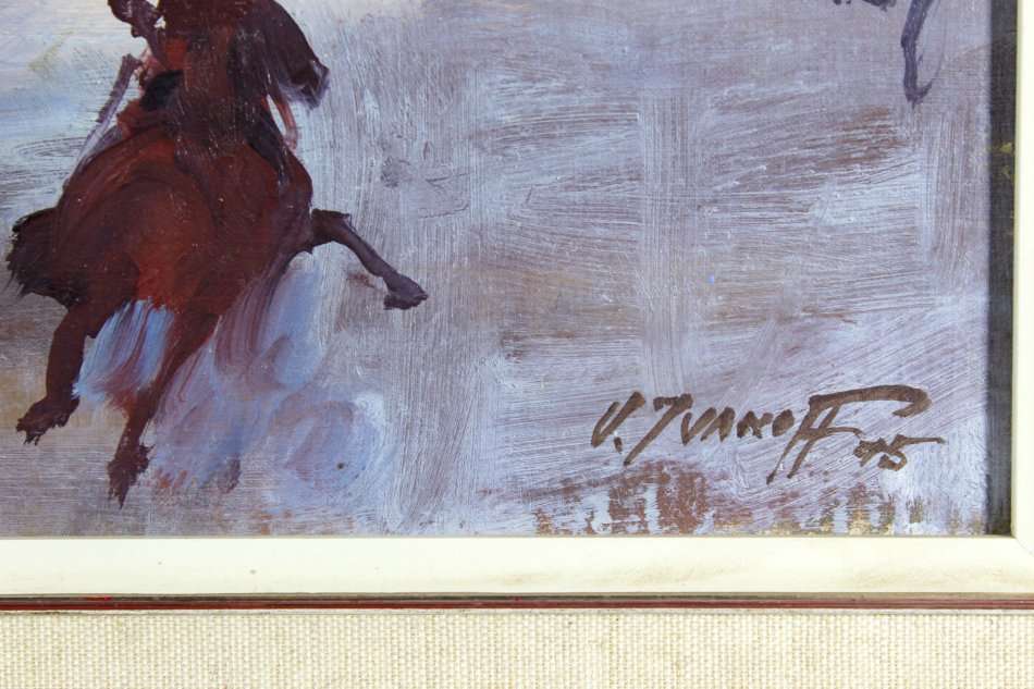 Victor Ivanoff - The battle of Kursk - A stunning painting!! - Bid now!! *Free Courier