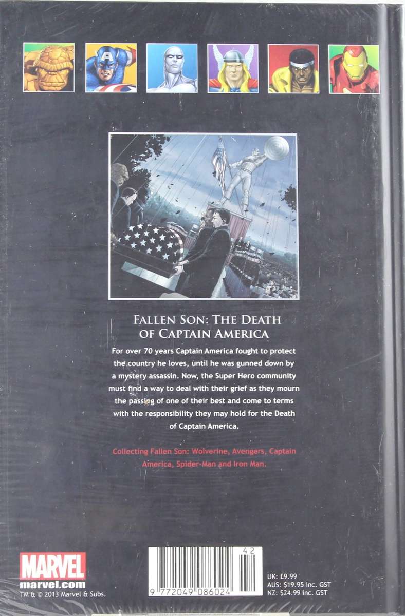 Marvel Ultimate Graphic Novels - Fallen Son - The Death Of Captain America - Book #51 - Bid Now!