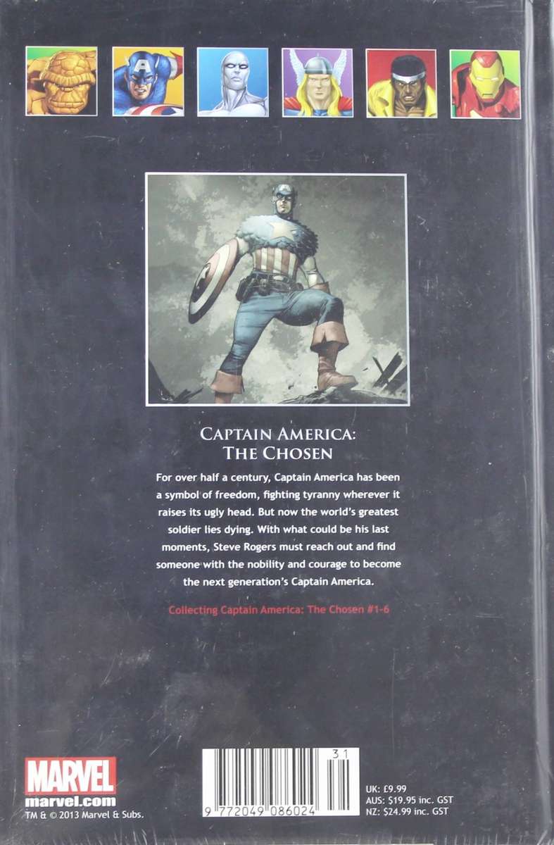 Marvel Ultimate Graphic Novels - Captain America - The Chosen - Book #54 - Bid Now!