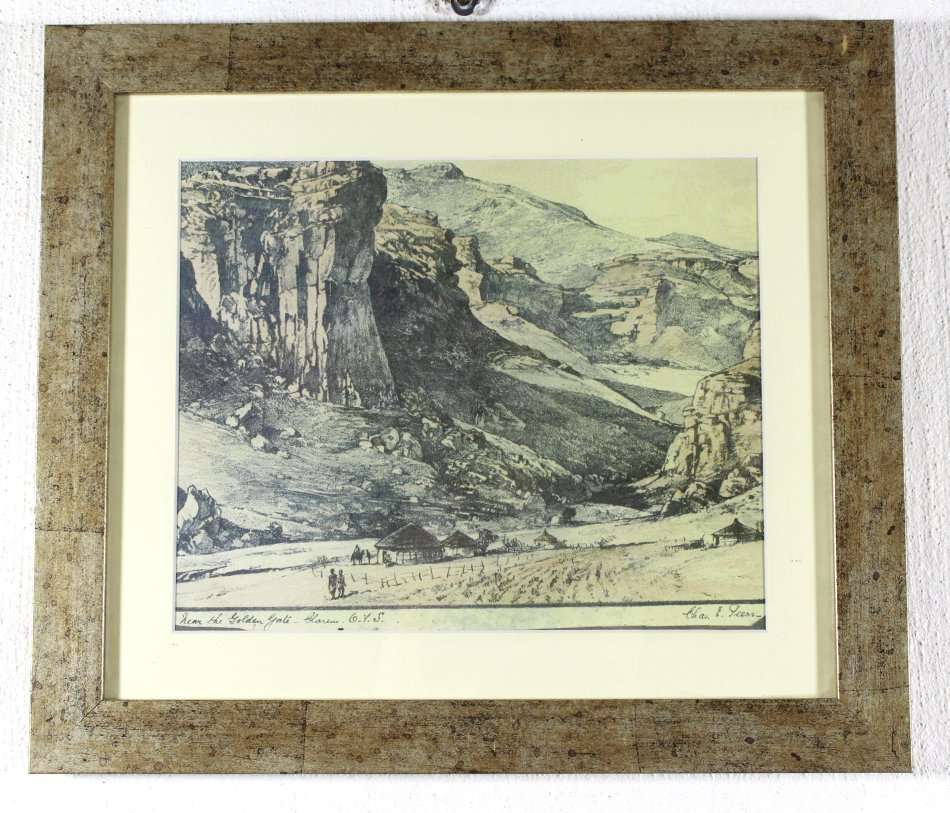 Chas E Peers - Near Golden Gate - A beautiful print!! - Bid now!!