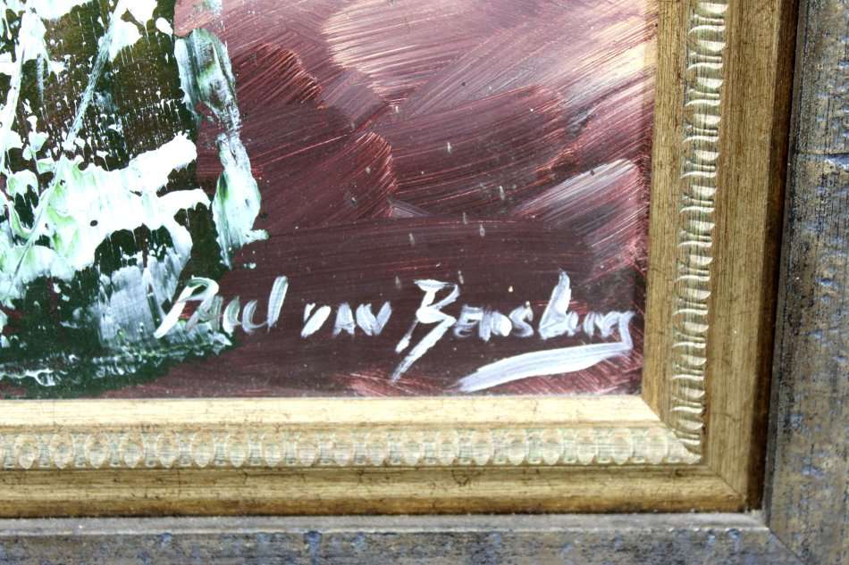 Paul van Rensburg - Abstract flower Nr1 - Magnificent art!! - 135cm x 39cm! - Bid now!!