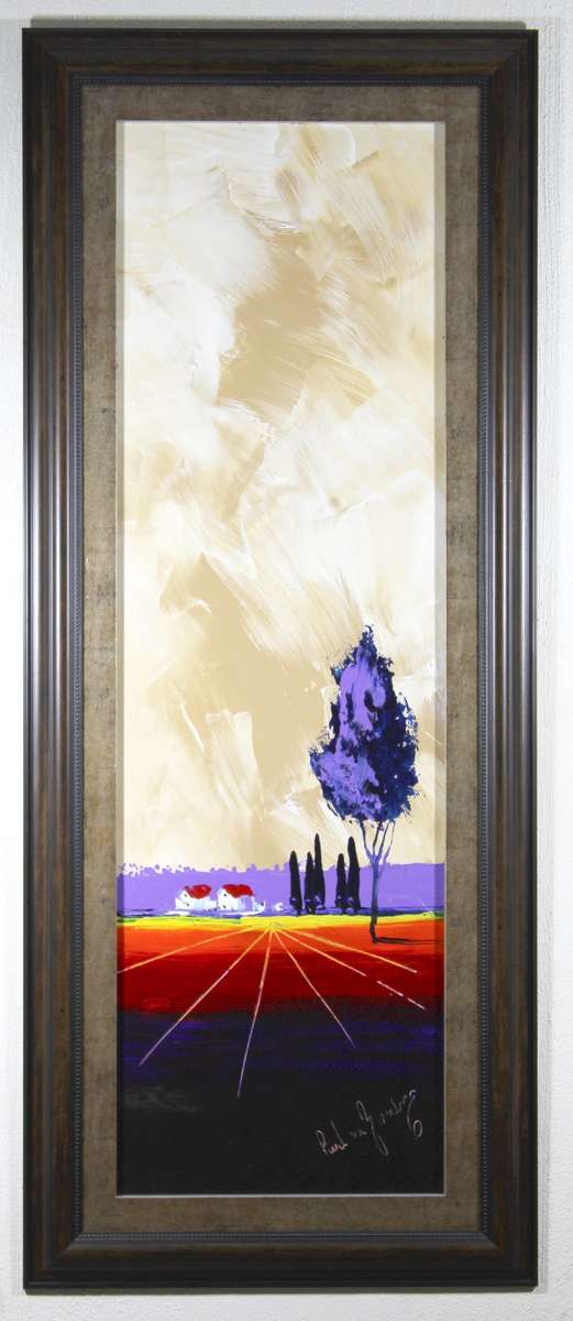 Paul van Rensburg - Farm scene Nr1 - Magnificent art!! - 105cm x 35cm! - Bid now!!