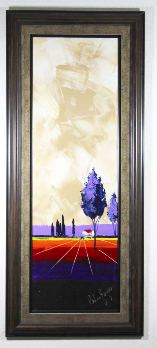 Paul van Rensburg - Farm scene Nr2 - Magnificent art!! - 105cm x 35cm! - Bid now!!