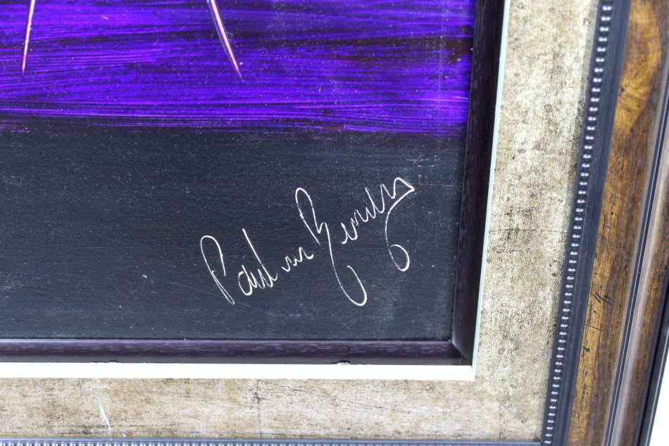 Paul van Rensburg - Farm scene Nr2 - Magnificent art!! - 105cm x 35cm! - Bid now!!