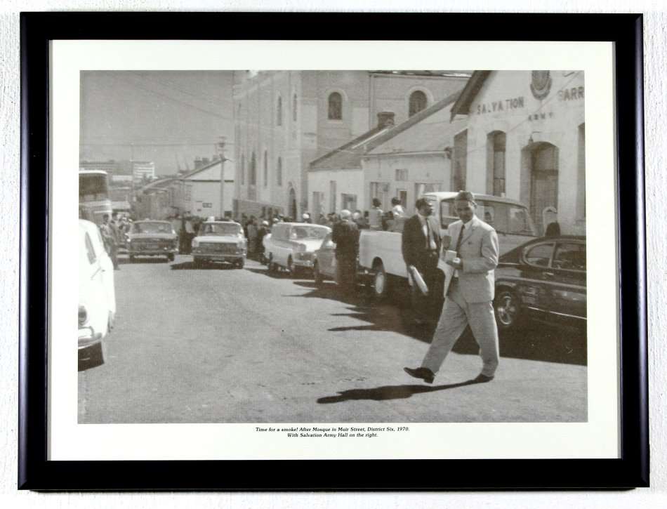 District 6, 1970 - Time for a smoke! After Mosque in Muir street