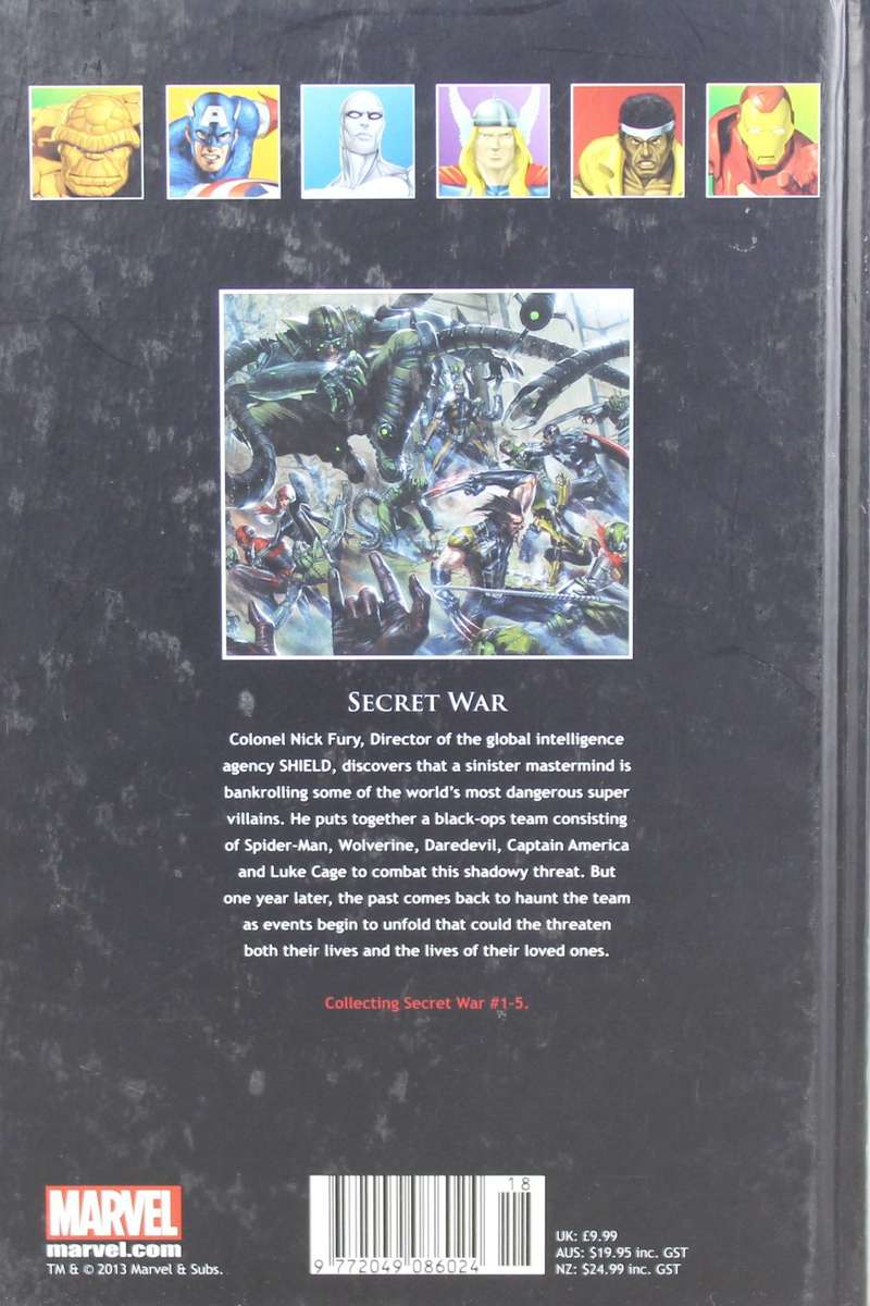 Marvel Ultimate Graphic Novels - Secret War - Book #33 - Bid Now!