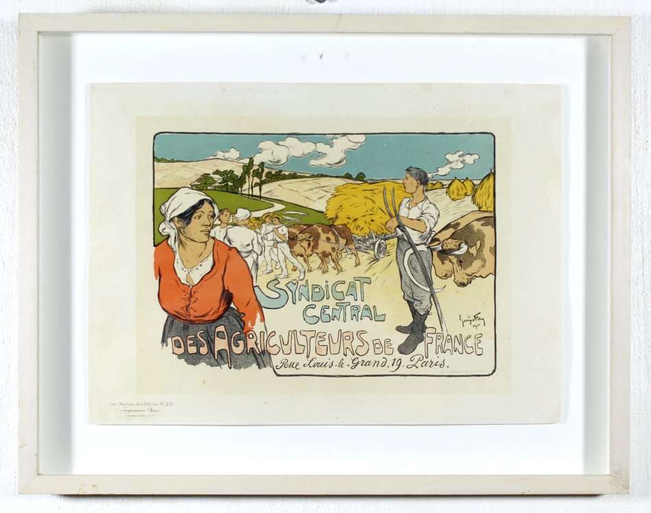 French print - Des Agricultuer - A beautiful vintage print! - Bid now!