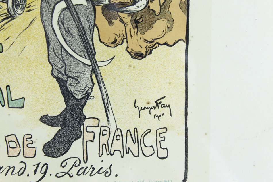 French print - Des Agricultuer - A beautiful vintage print! - Bid now!