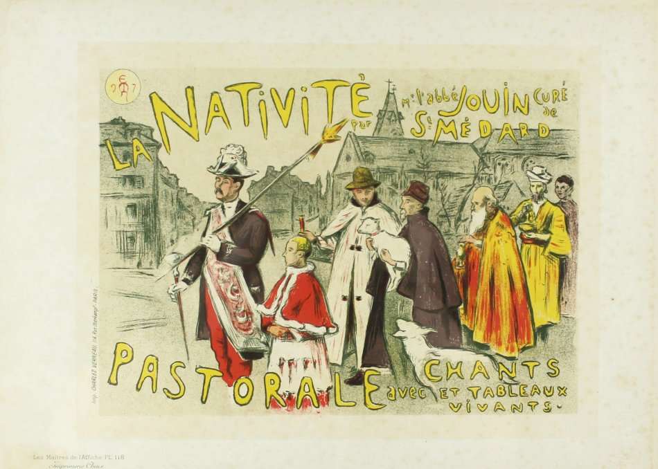 French print - Pastorale - A beautiful vintage print! - Bid now!