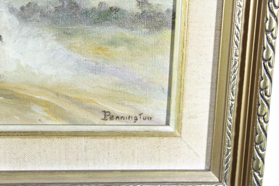 Pennington - Sheep herder - Beautiful oil painting! - Bid now!!