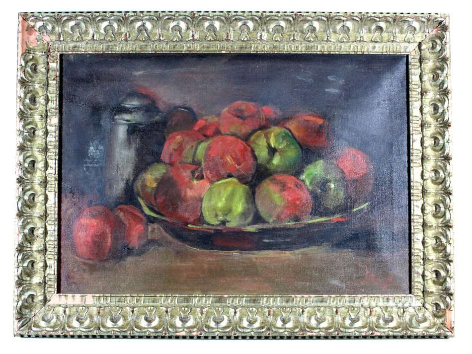 Very old still life fruit oil painting - A beautiful painting - Bid now!!