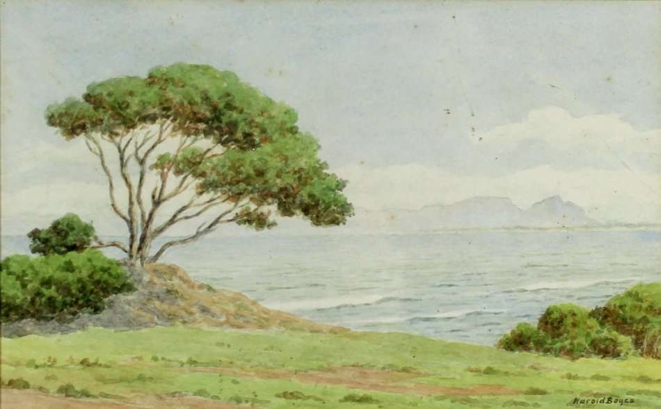 Harold Boyes - False Bay - A beautiful watercolor