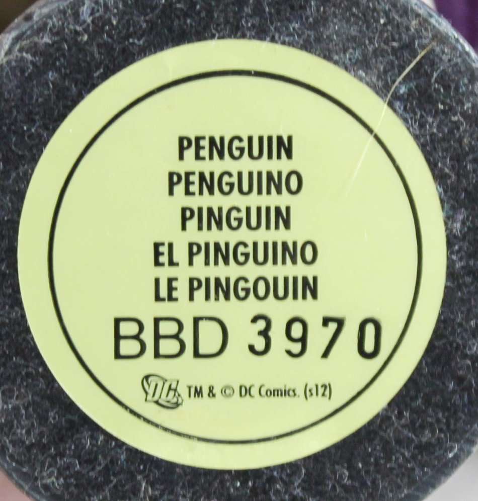 DC Chess Collection - Hand Painted Metallic Resin - Penguin + Book - Bid Now!