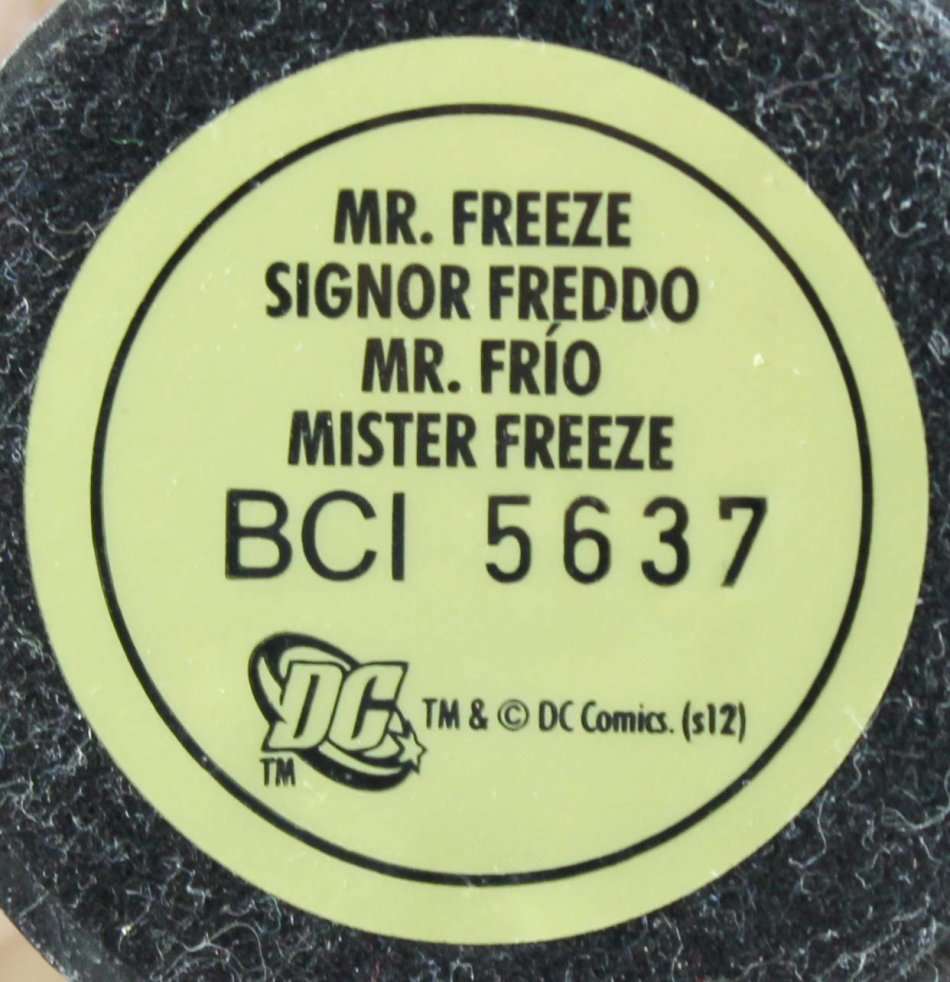 DC Chess Collection - Hand Painted Metallic Resin - Mr Freeze + Book - Bid Now!