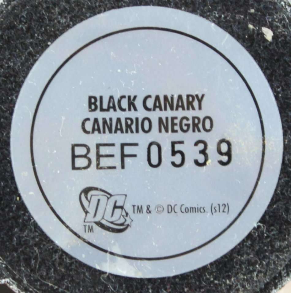 DC Chess Collection - Hand Painted Metallic Resin - Black Canary + Book - Bid Now!