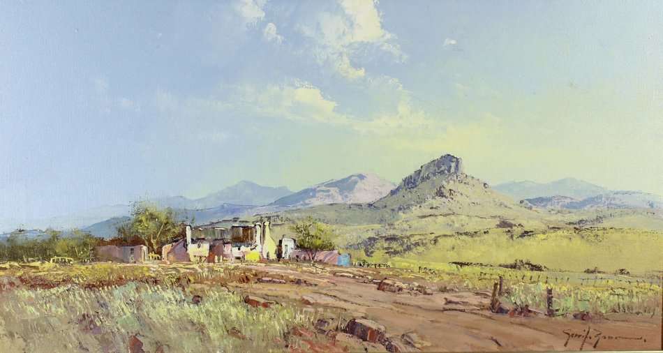 Gerrit Roon - Farmscene - A beautiful oil painting - *Free courier! - Bid now!!