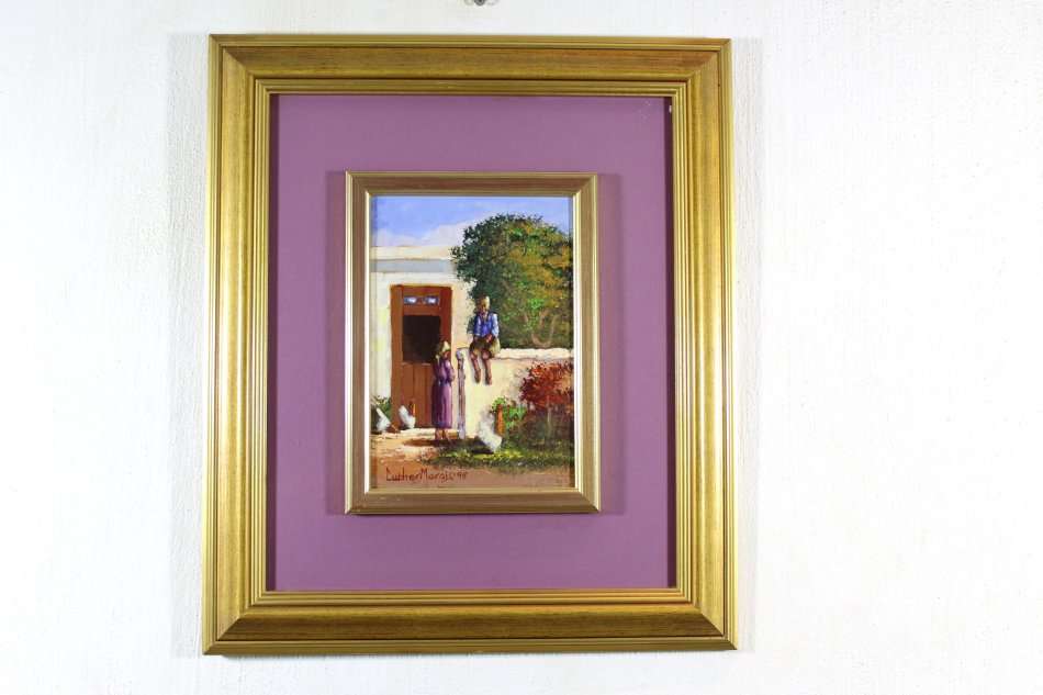 Luther Marais - Conversations at the wall - A stunning little treasure! Bid now!