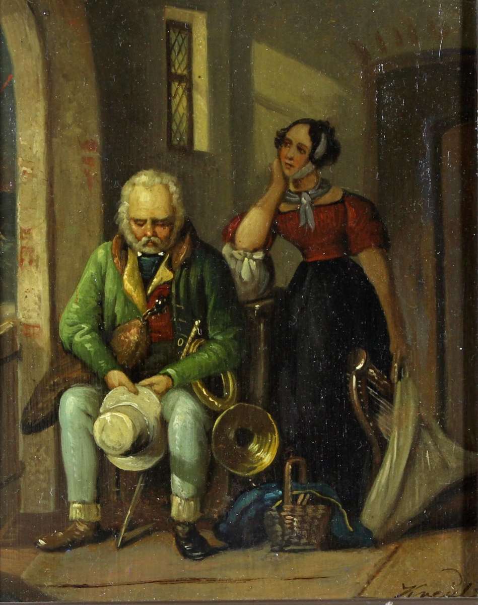 Johan Friedrich Carl Kreul (1804 - 1867) International investment art! Bid now! *Free courier!