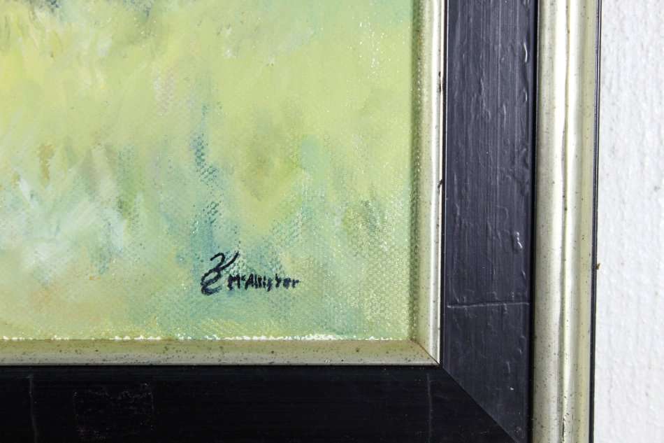 McAllister - Buffalo - Oil painting - A beauty, bid now!!