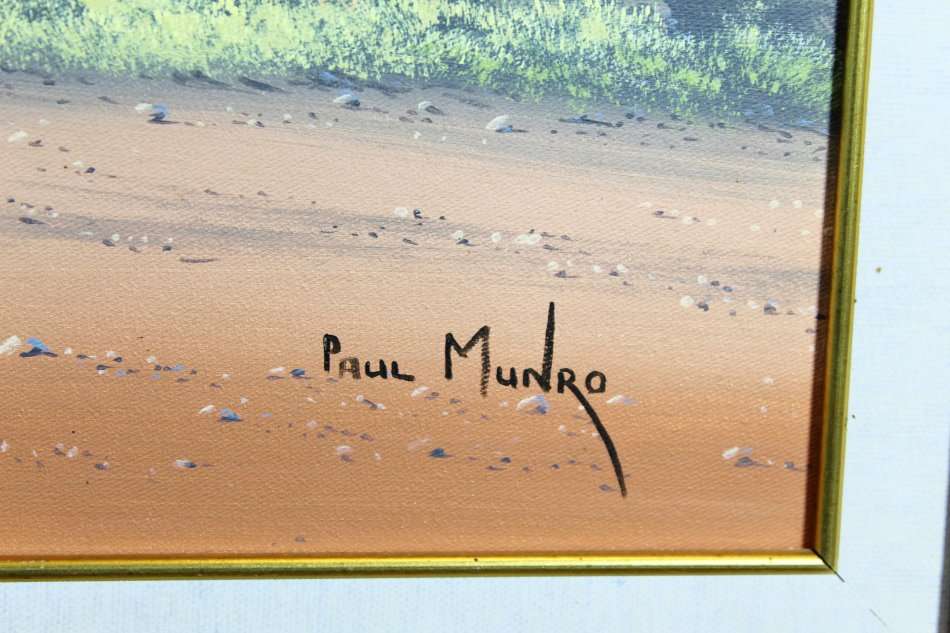 Paul Munro - Landscape with Aloe's - Magnificent investment art!! Bid now! *Free courier!