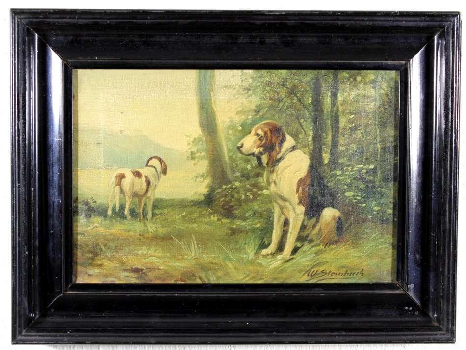 W Steinbach - Dogs at the river