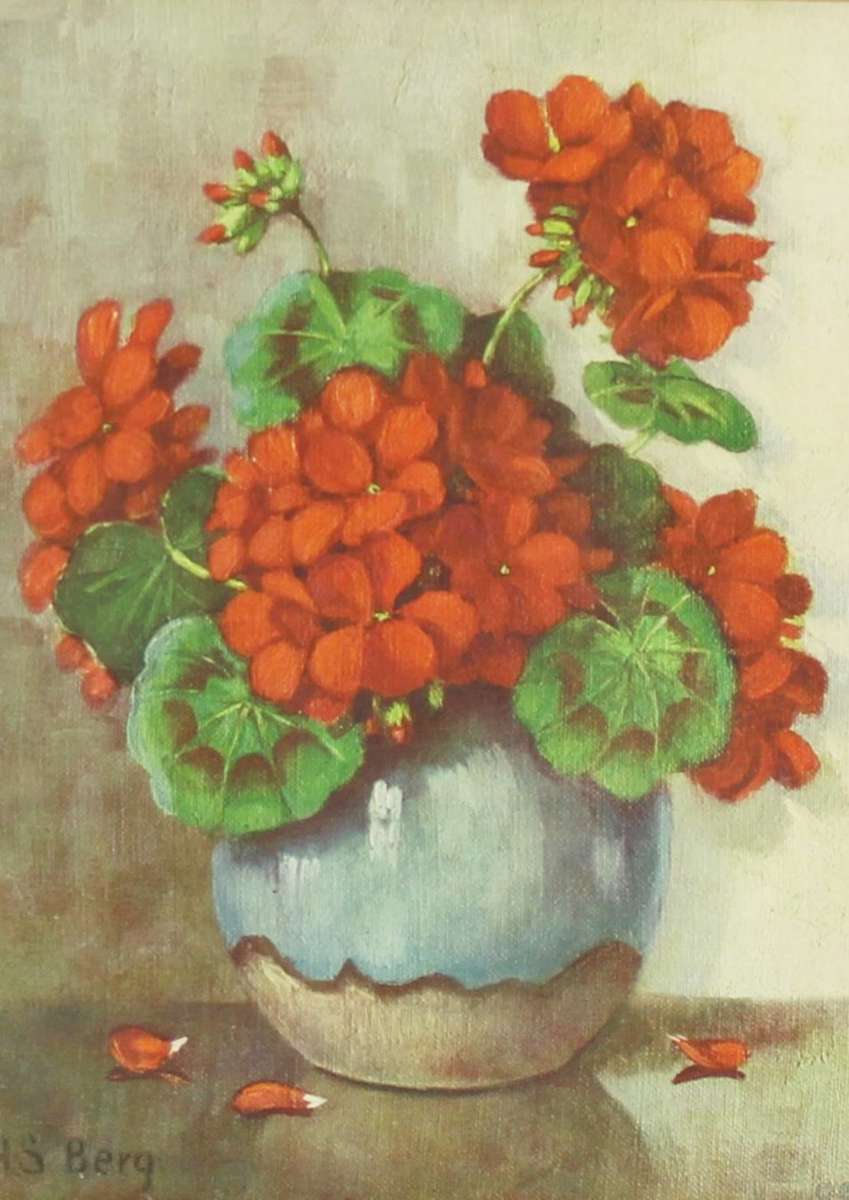 H Berg - Still life flowers