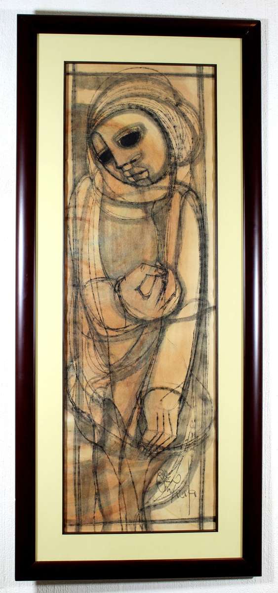 Ben Macala - Abstract  - A beautiful mixed media painting! Bid now! *Free courier!