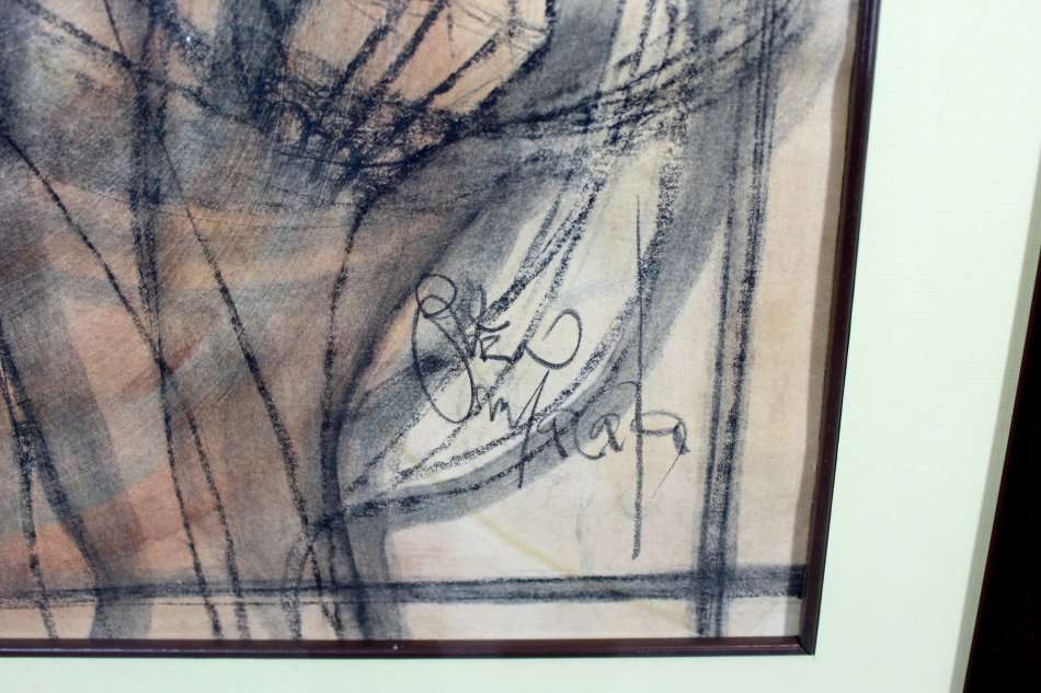 Ben Macala - Abstract  - A beautiful mixed media painting! Bid now! *Free courier!