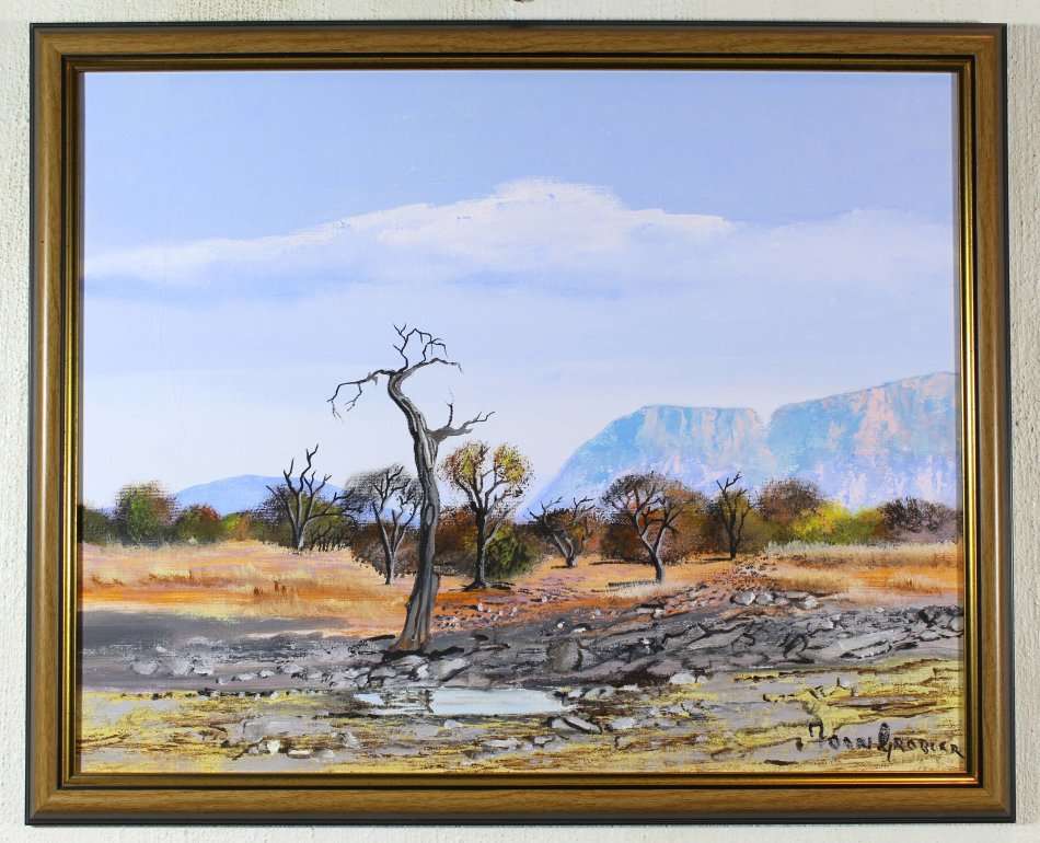 Faan Grobler - Landscape - Magnificent investment art!! - Bid now!