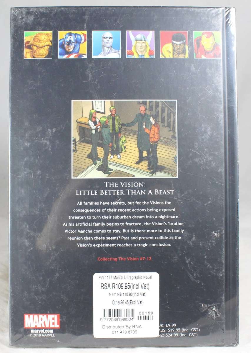 Marvel Ultimate Graphic Novels - The Vision - Little Better Than A Beast - Book #117 - Bid Now!