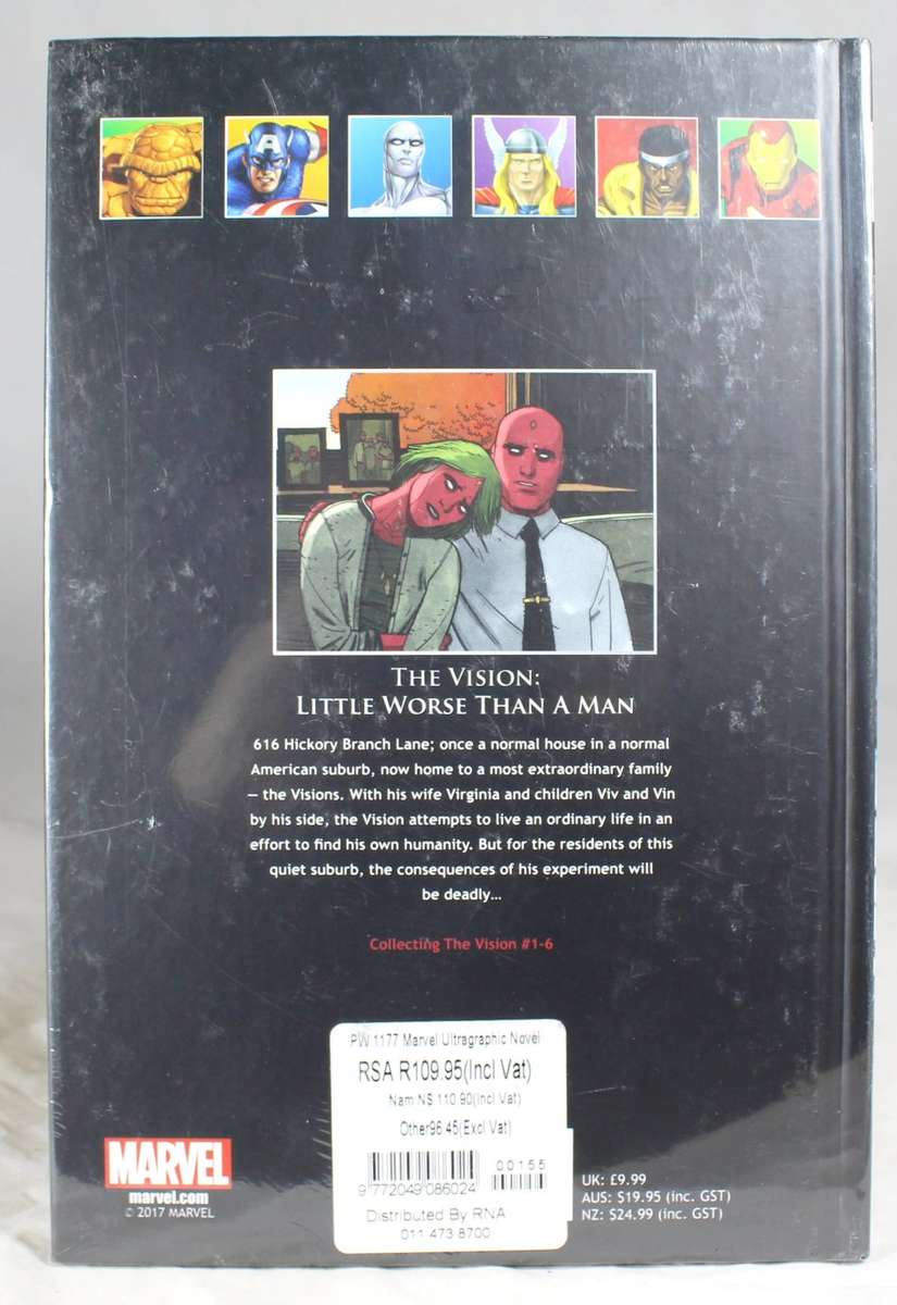 Marvel Ultimate Graphic Novels - The Vision - Little Worse Than A Man - Book #116 - Bid Now!