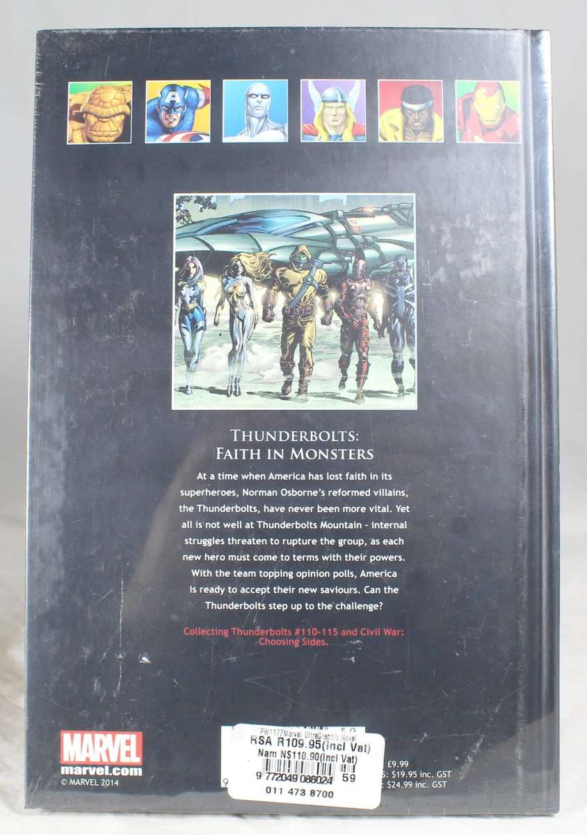 Marvel Ultimate Graphic Novels - Thunderbolts - Faith In Monsters - Book #56 - Bid Now!