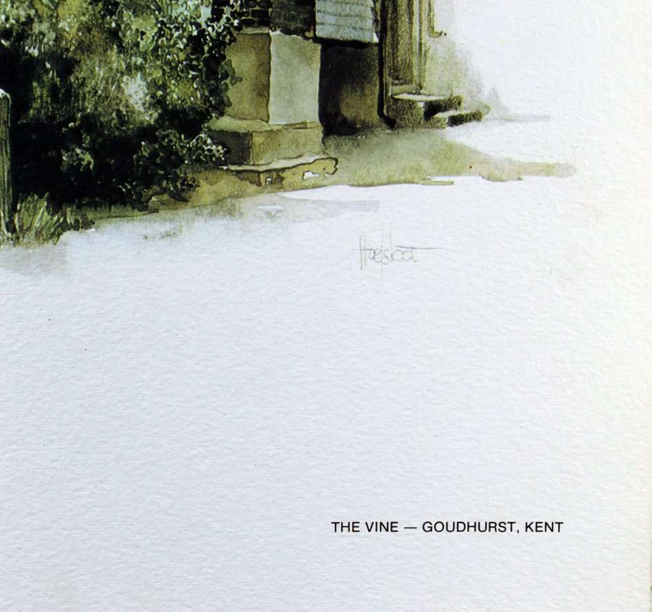 Ted Hoefsloot - The Vine - Goudhurst - Kent - Print - Beautiful - Low price act now!