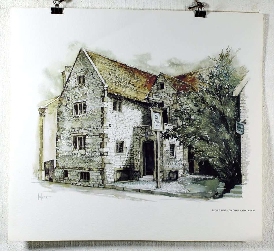 Ted Hoefsloot - The Old Mint Southam Warwickshire - Print - Beautiful - Low price act now!