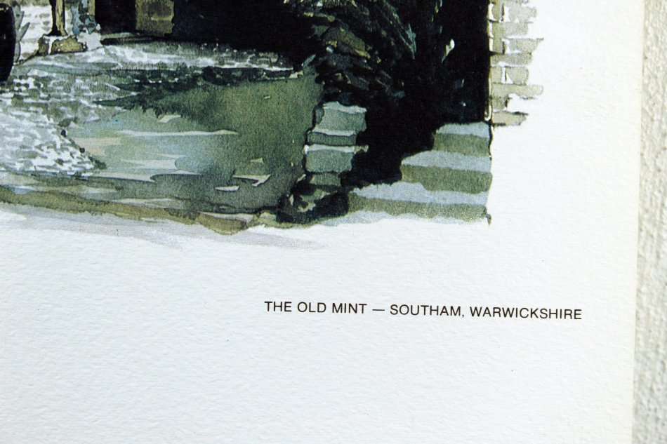 Ted Hoefsloot - The Old Mint Southam Warwickshire - Print - Beautiful - Low price act now!