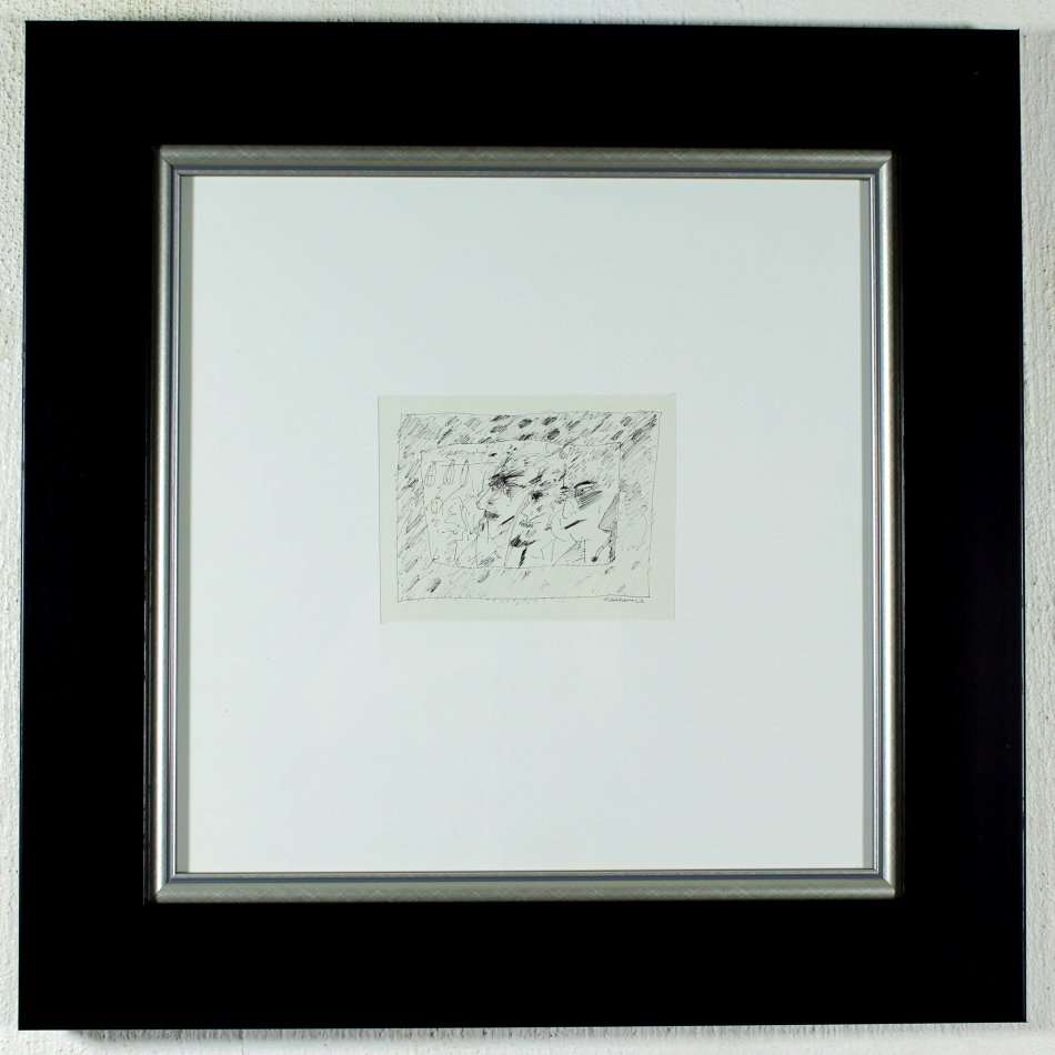 Norman Catherine - 3 Faces - Original ink drawing - Investment art!! - Bid now! *Free courier!