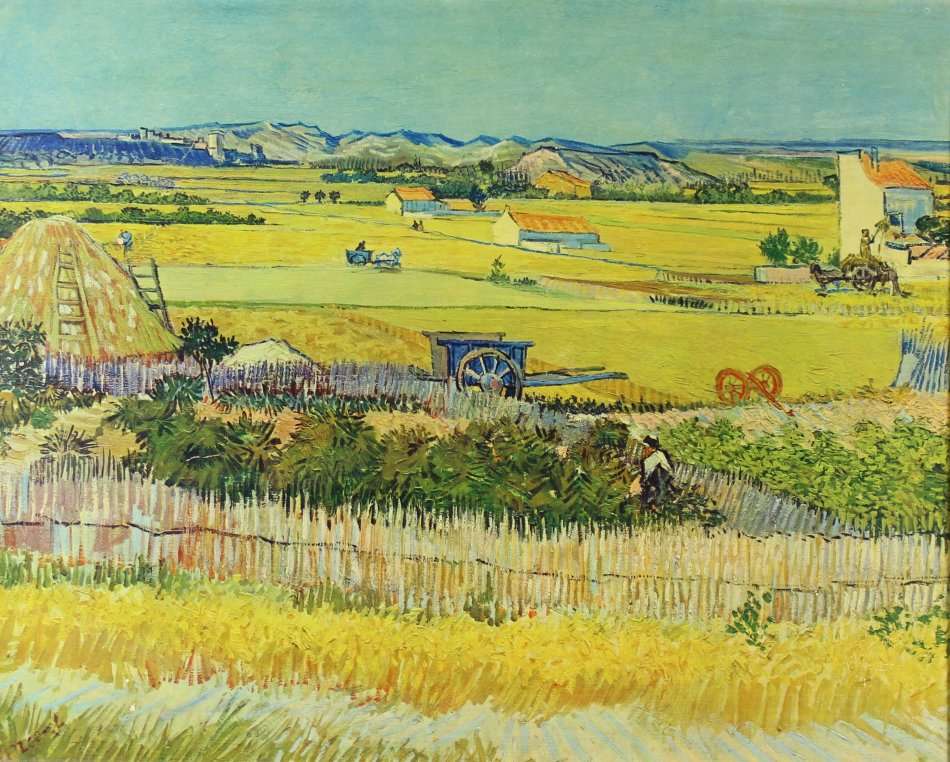 Van Gogh - The harvest - A beautiful print! - Bid now!