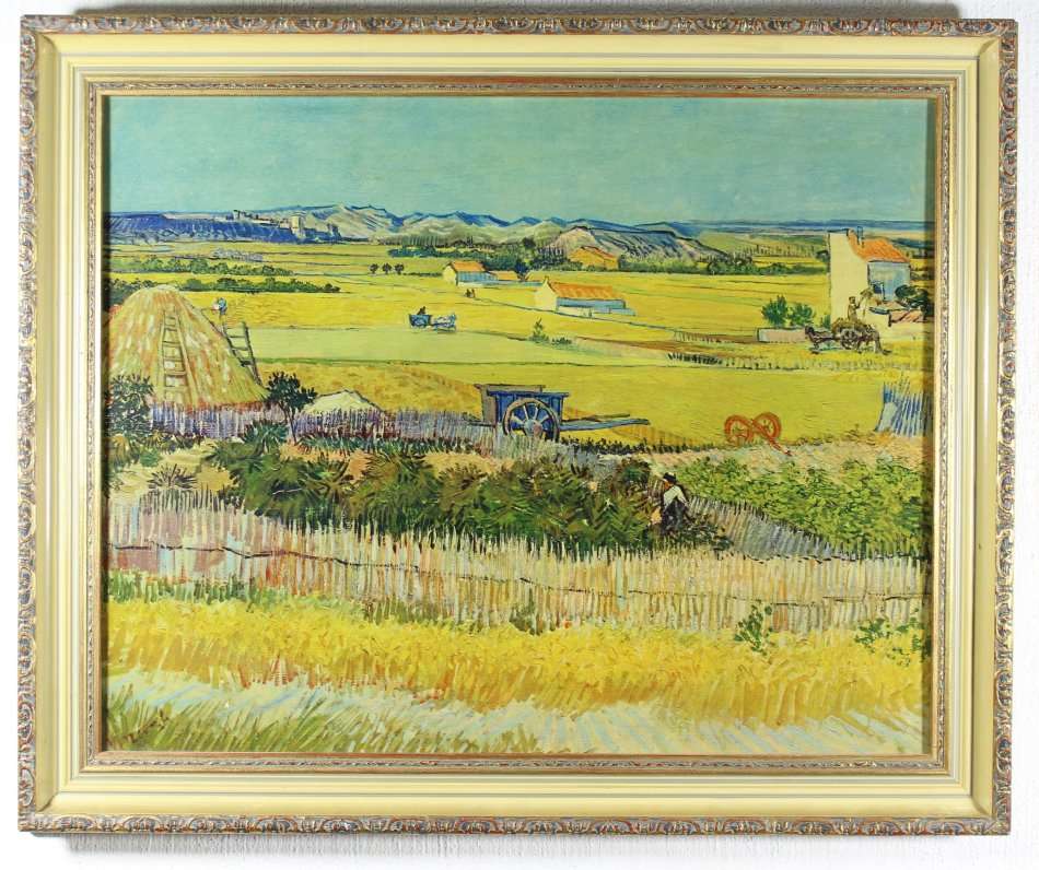 Van Gogh - The harvest - A beautiful print! - Bid now!