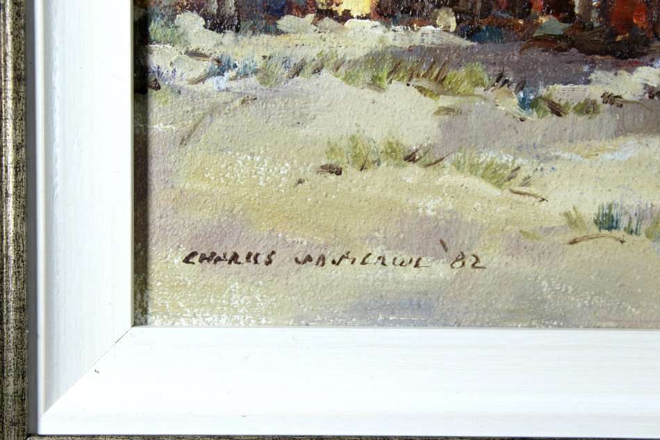 Charles van der Merwe - Fisherman's houses - Investment art! - Stunning! - Bid now!