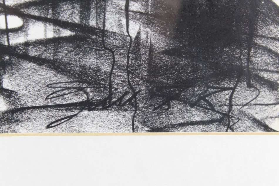 European bridge drawing - A lovely work! - Bid now!