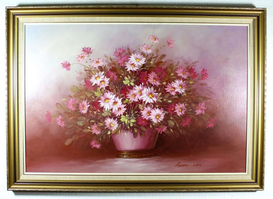 Robert Cox - Still life flower arrangement - Absolutely stunning!! 90cm x 60cm - Bid now!!