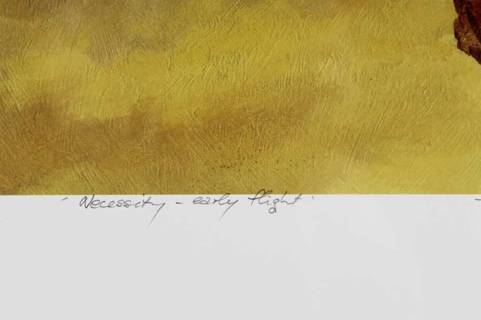 Simon Addy - Necessity- early flight - A beautiful limited edition print! - With COA - Bid now!
