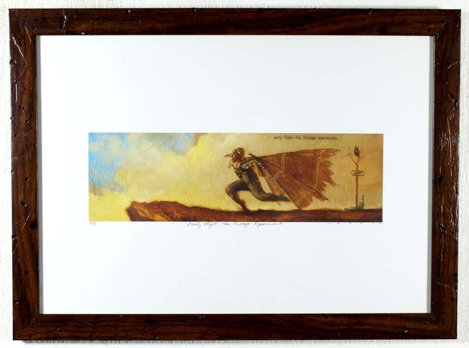 Simon Addy - Early flight - the Pinotage experiment - Limited edition print! - With COA - Bid now!