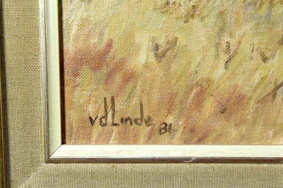 Van der Linde - Mount Darwin - A beautiful painting! -  Bid now!!