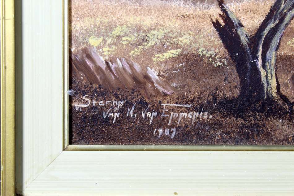 Stefan van N van Emmenis - Landscape - A beautiful oil painting! Bid now!