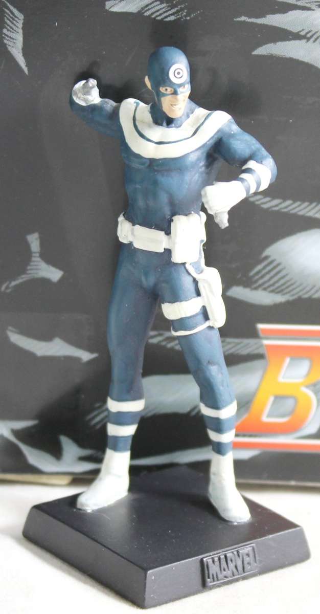 Classic Marvel Collection - Lead, hand painted figurine with book - Bullseye - #49
