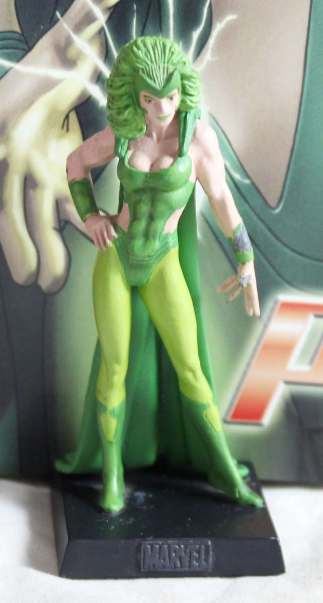 Classic Marvel Collection - Lead, hand painted figurine with book - Polaris - #53