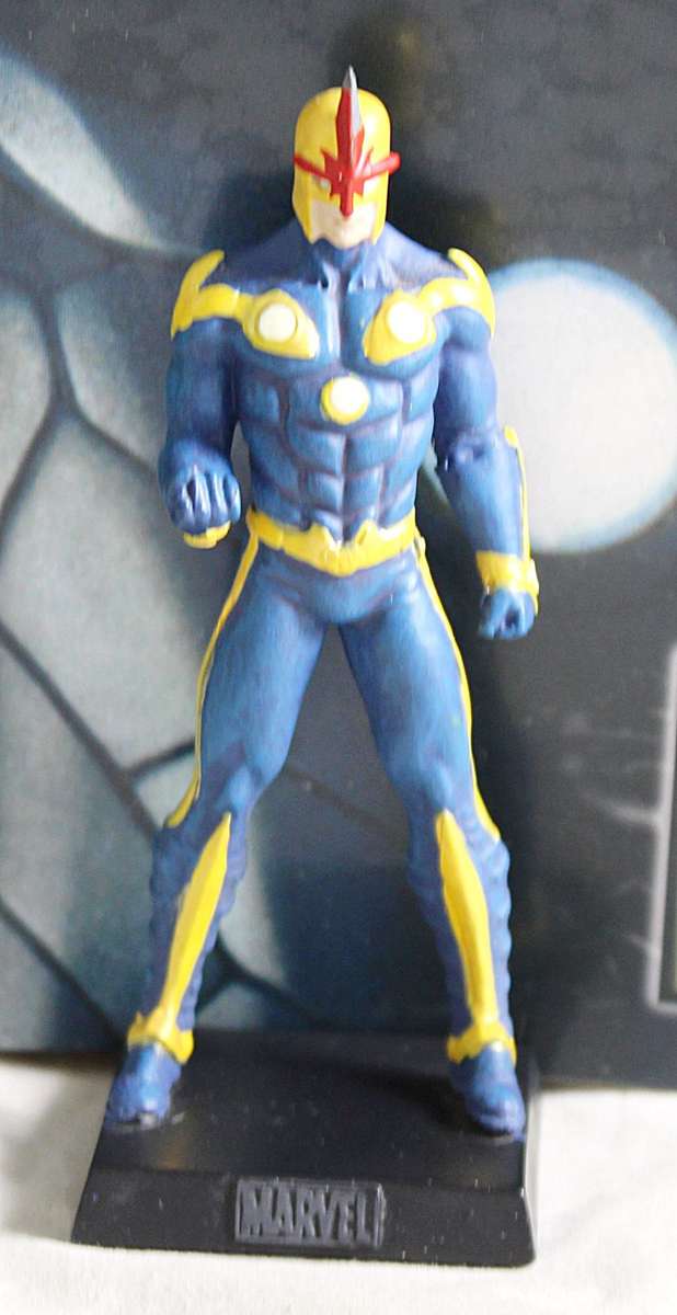 Classic Marvel Collection - Lead, hand painted figurine with book - Nova - #54