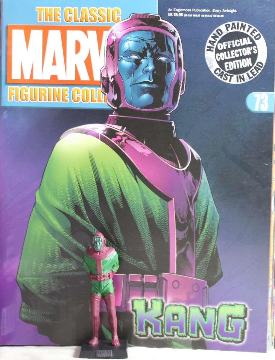 Classic Marvel Collection - Lead, hand painted figurine with book - Kang - #73