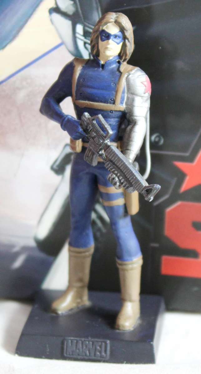 Classic Marvel Collection - Lead, hand painted figurine with book - Winter Soldier - #85